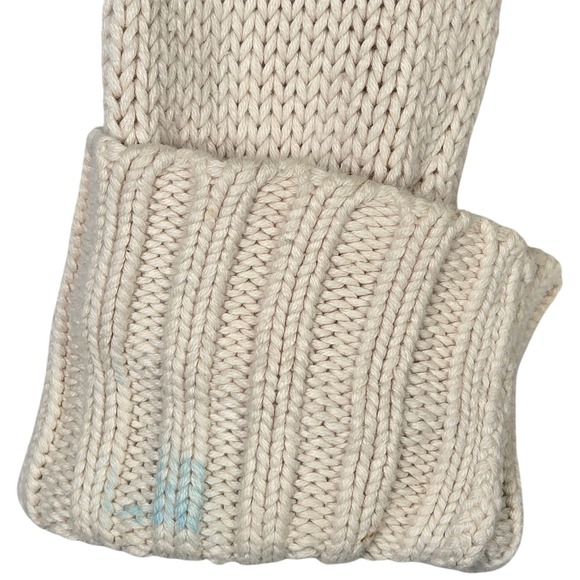 Kenji Womens Small Cream Shawl Collar Knit Cotton‎ Blend Cardigan Sweater - Picture 7 of 10